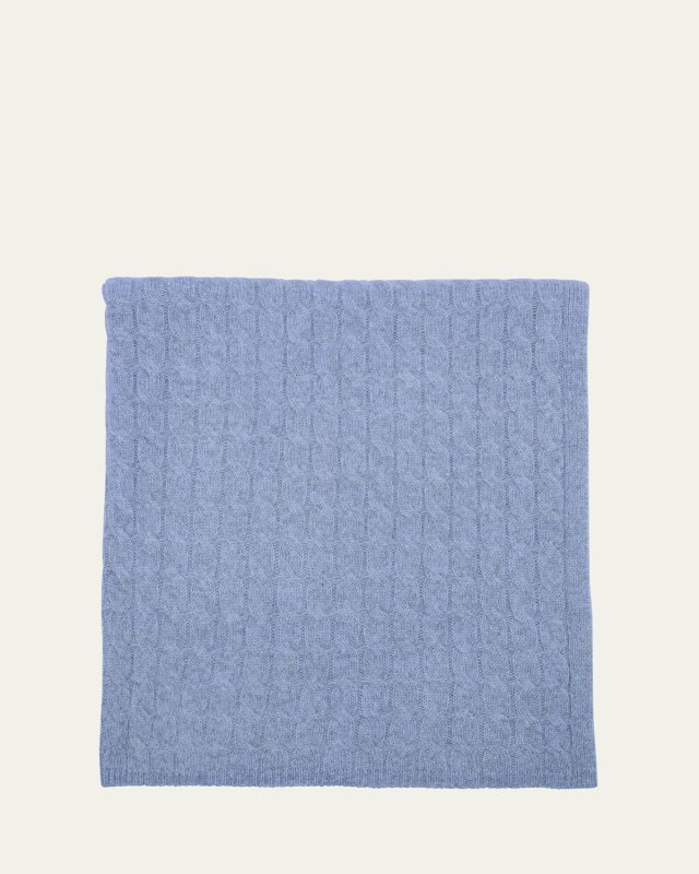 Cashmere Cable Blanket